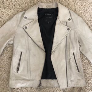Sanctuary cream Leather Jacket